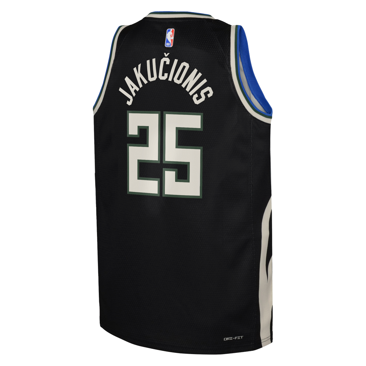 Milwaukee Bucks Jordan Brand Statement Edition Swingman Jersey - Hunter Green - Kasparas Jakučionis - Youth